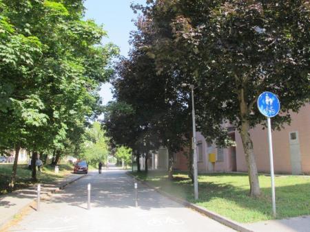 Cesta mimo SGTŠ Radovljica